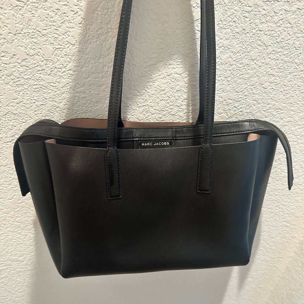 Marc Jacobs The Protege Black Leather Large Tote Laptop Bag - Picture 5 of 14